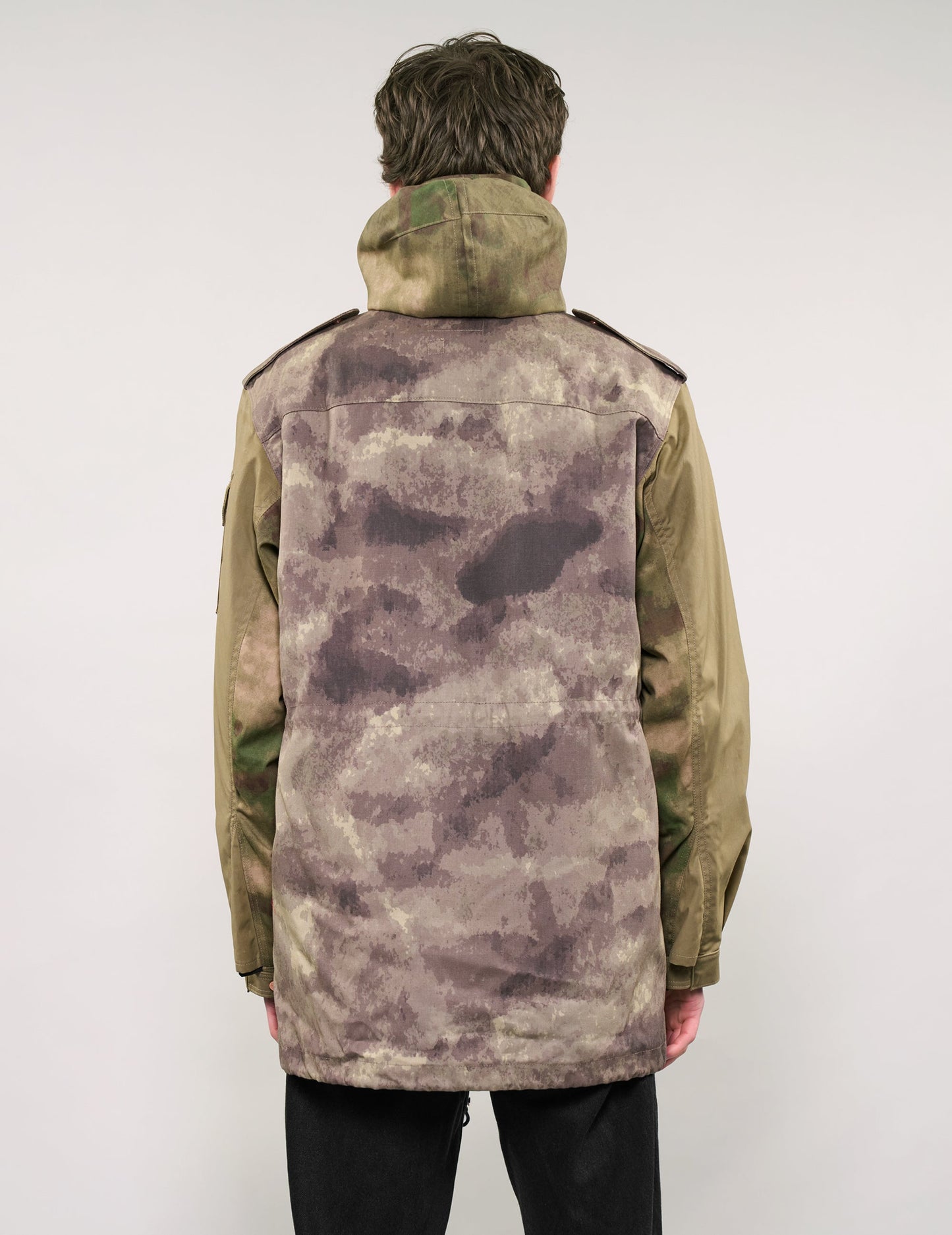 IMMORTAL Hooded Desert Parka in Camo & Khaki