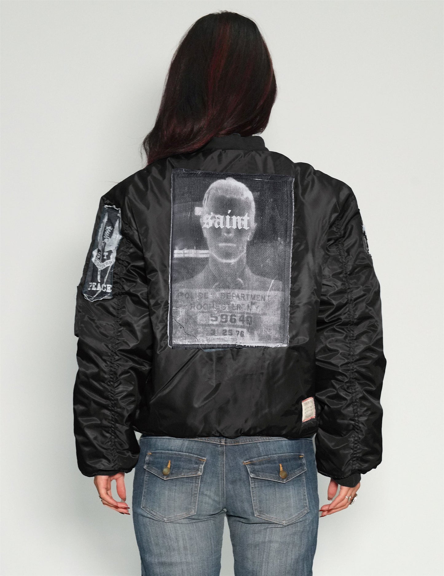 MA-1 Patched Bomber in Black