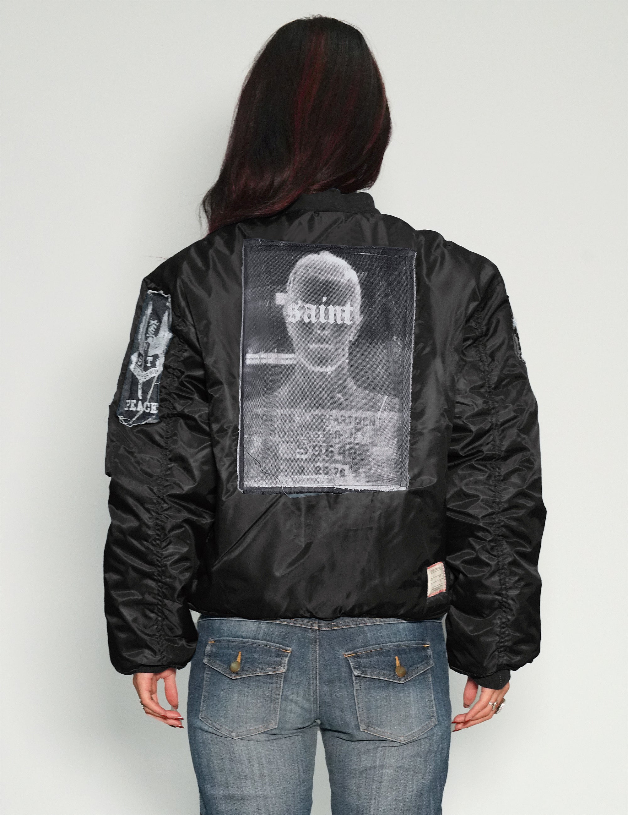 MA-1 Patched Bomber in Black