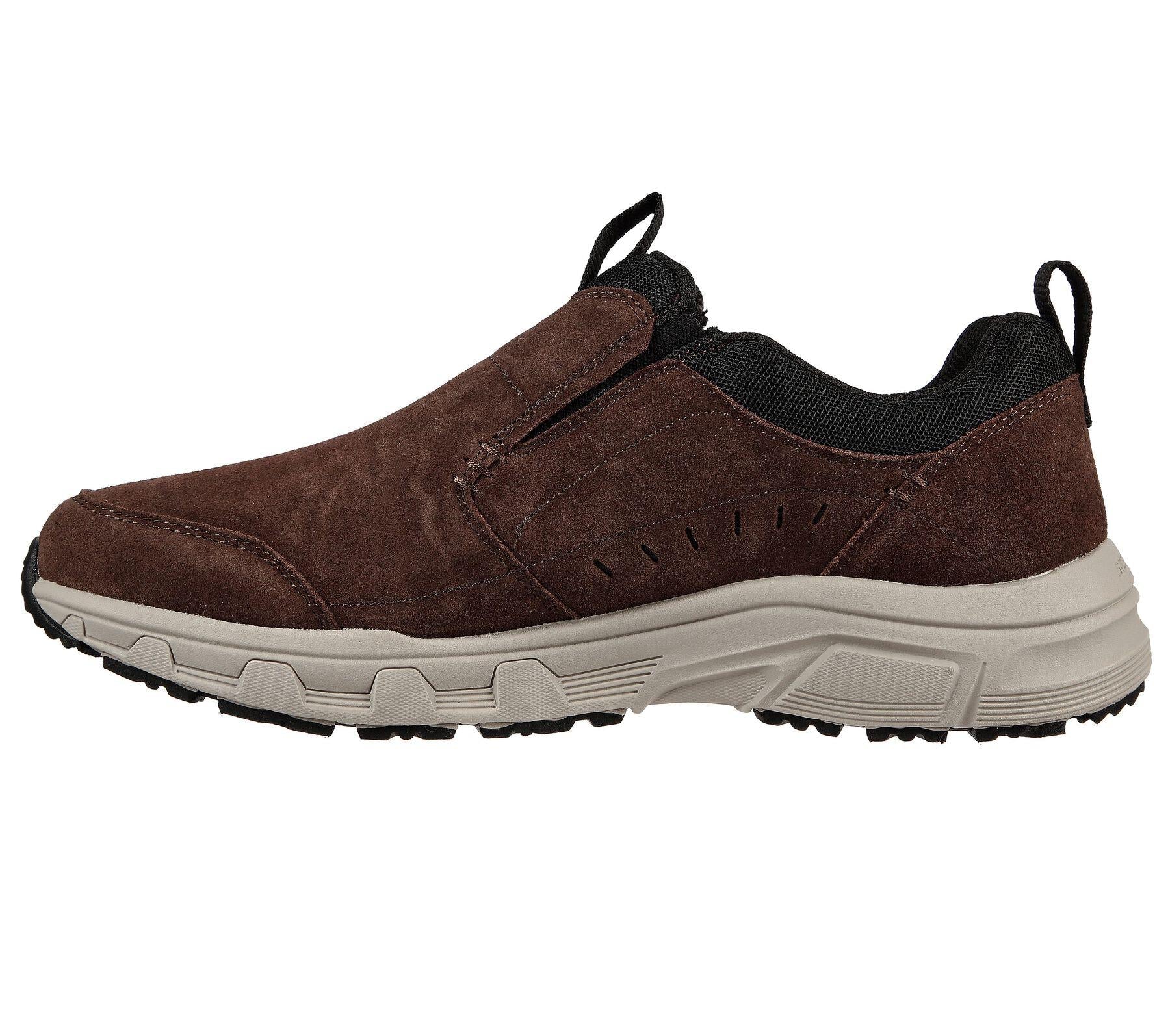 Skechers Men's Oak Canyon Sneaker Shoes in Chocolate in Size UK6 to UK13