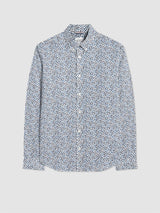 Ben Sherman Ditsy Floral Print Shirt for Mens 0074125IL in White, 2XL-5XL