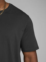 Jack & Jones Mens Plus Size Organic Cotton Basic Tee