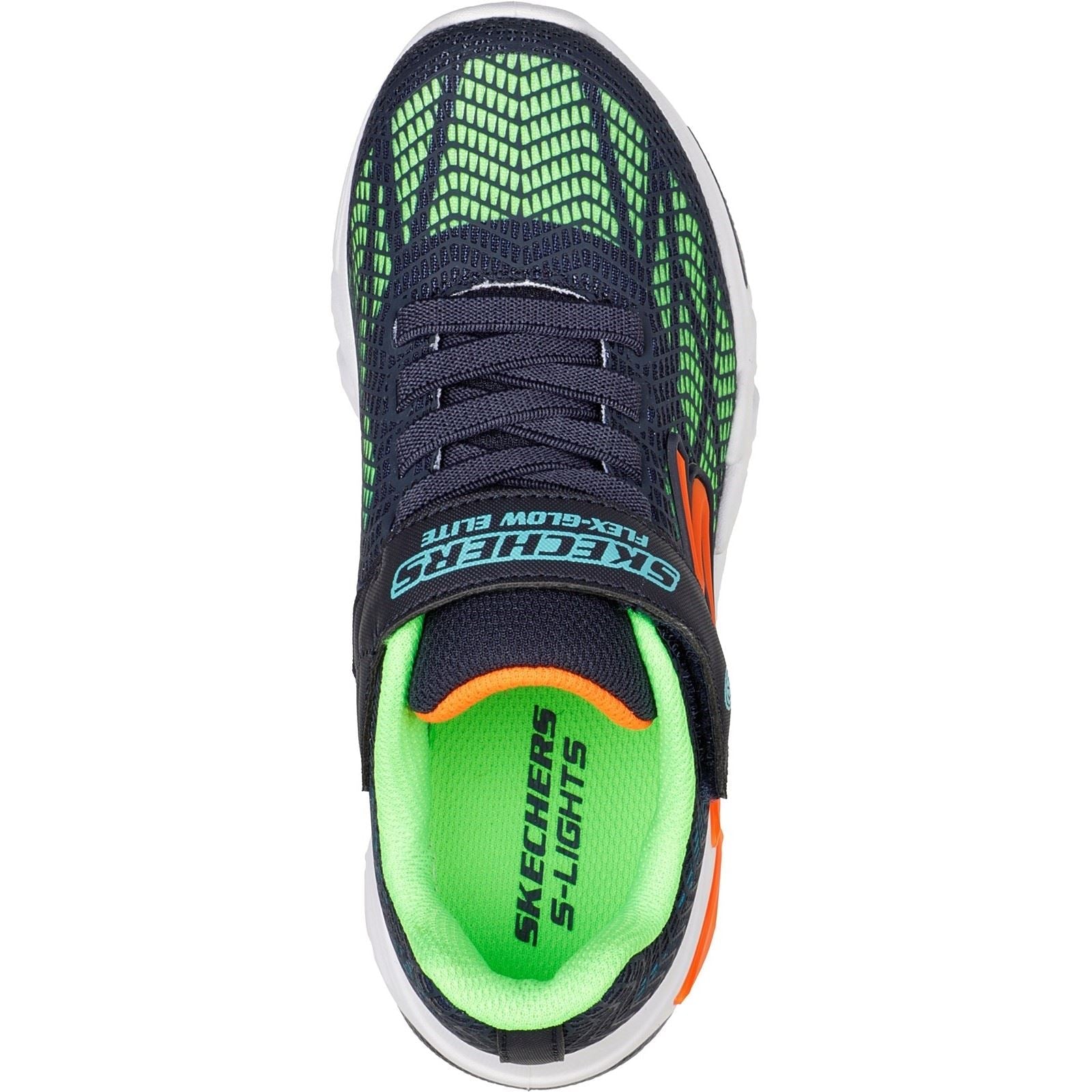 Skechers (GAR400137L) Childrens Sports Flex-Glow Elite Vorlo Shoes in UK 1.5 to 13.5