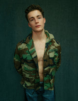 Party Back Shirt - Silver Art-Deco - Camo.