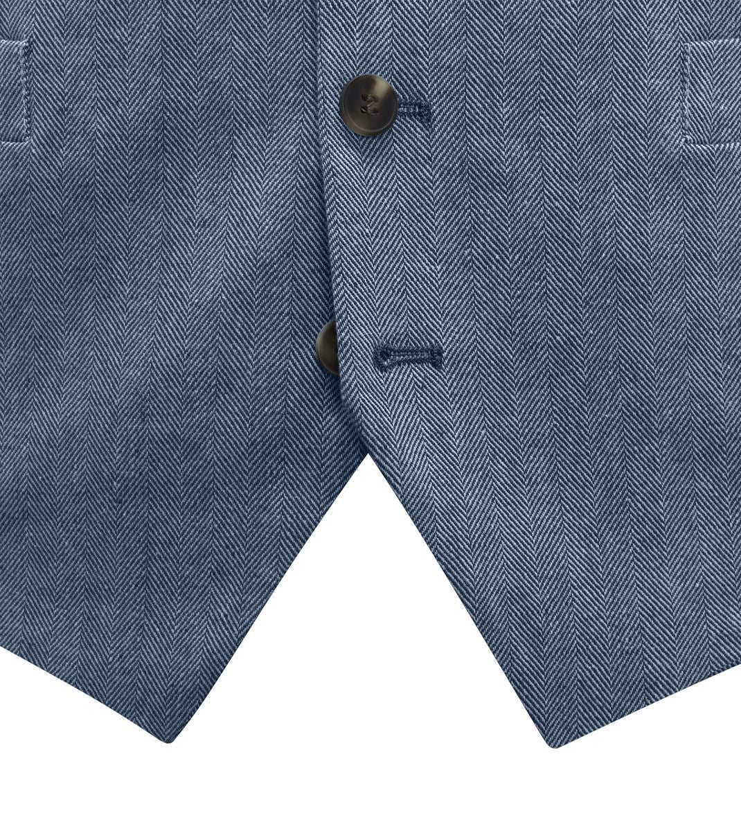 Skopes Calvados Suit Waistcoat For Men in Blue, 36R-62R