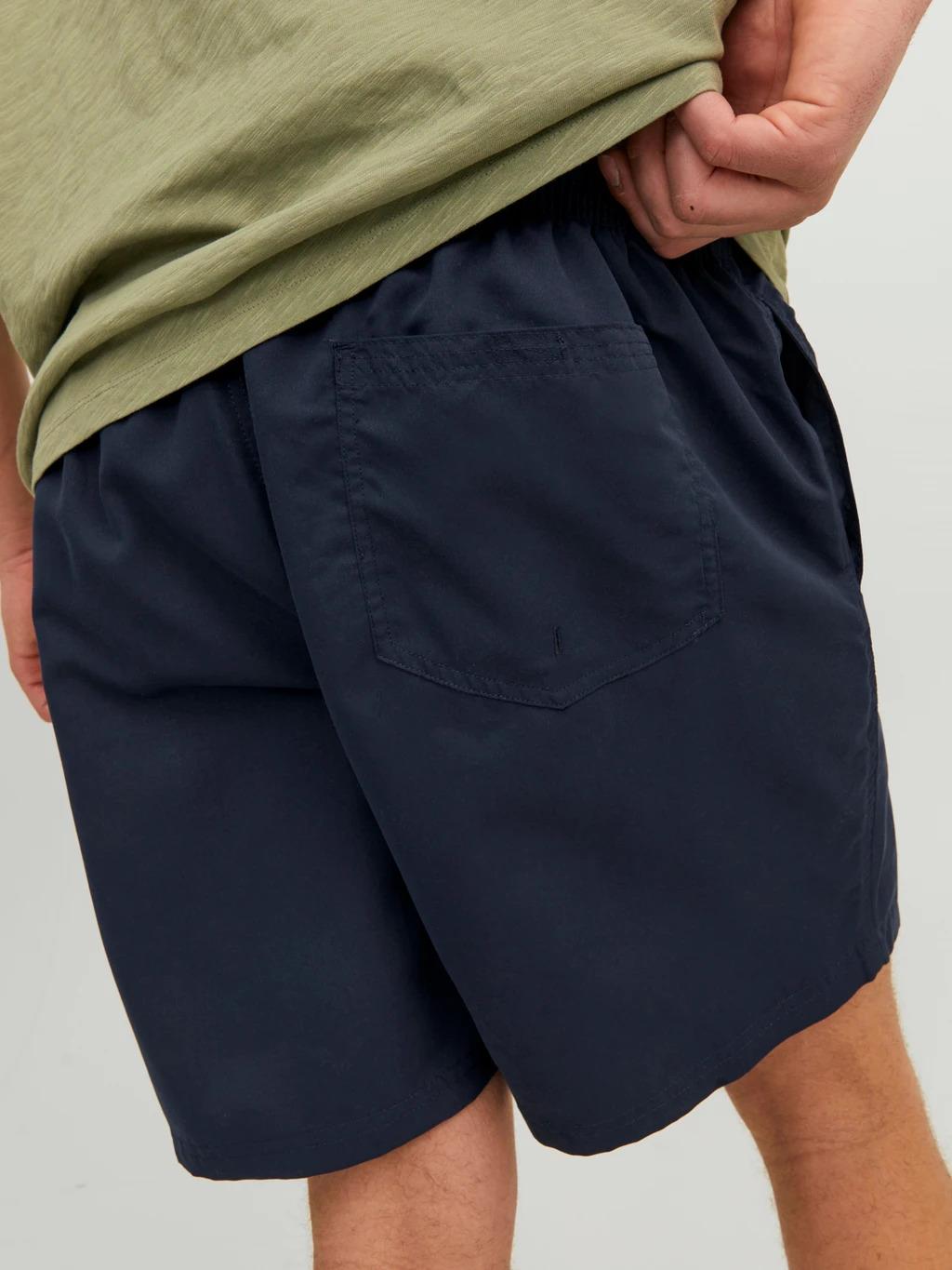 Jack & Jones Men's Plus Size Solid Swim Shorts in 2 Colour Options 46 to 54
