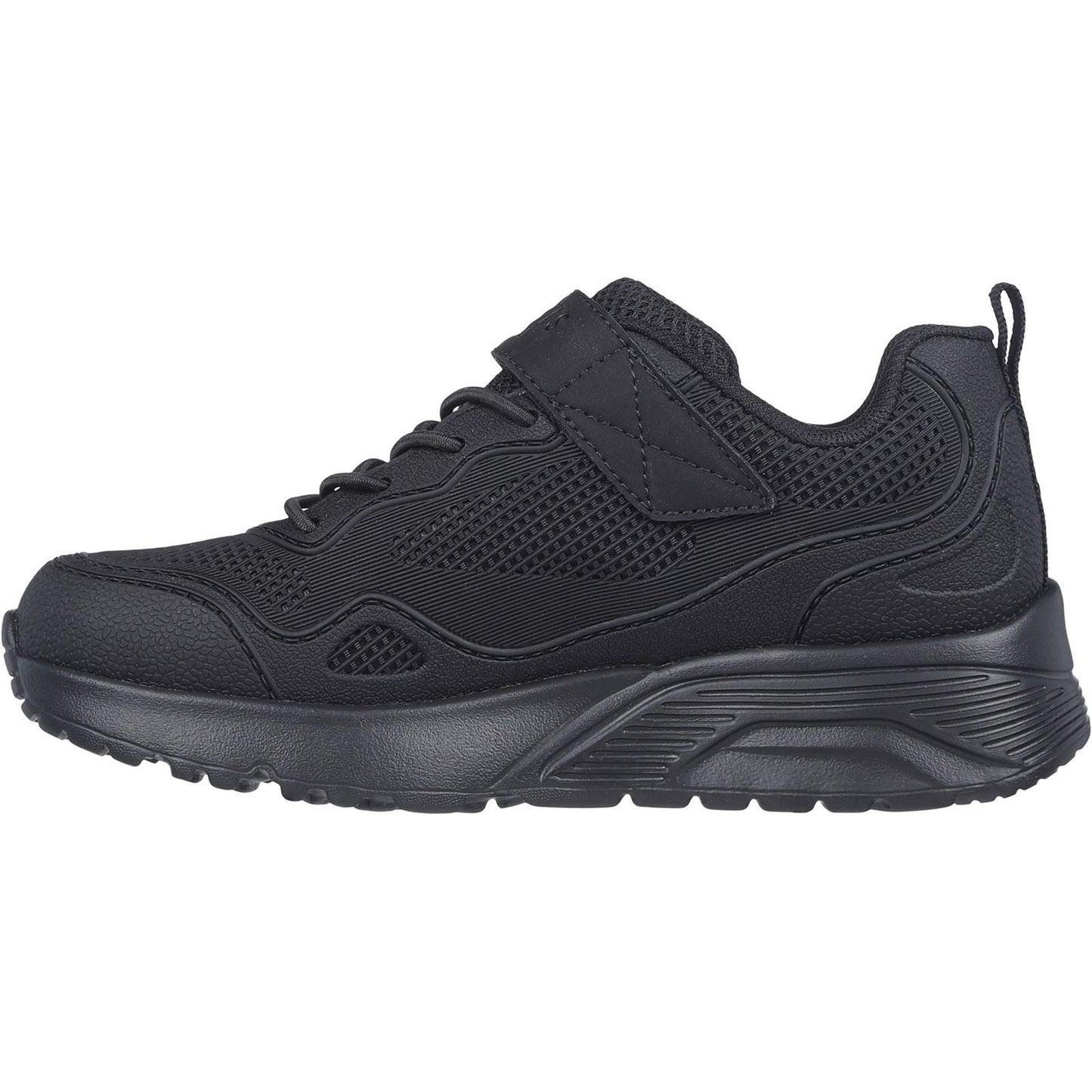 Skechers Boys Trainer - Uno Lite - Worlo in Black, 1-13.5 - GAR403651L