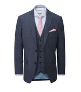 Skopes Men's Tailored Fit Suit Jacket Harcourt In Blue Colour Size 34 - 62