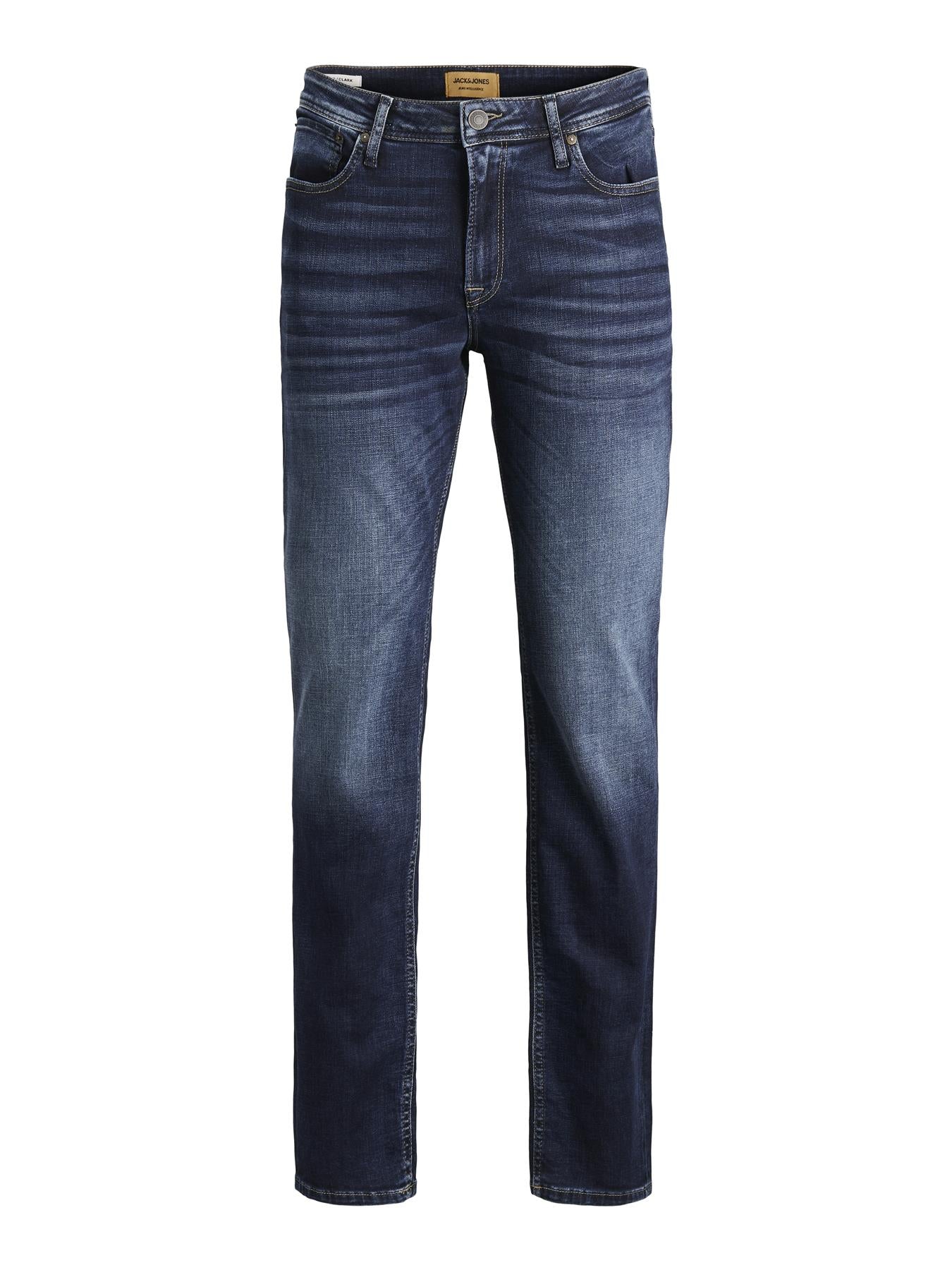 Jack & Jones Regular Fit Jeans For Men - JJICLARK JJORIGINAL JOS 278 NOOS in Blue Denim, 27W-38W