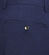Skopes Jodrell Suit Tailored Fit Trousers For Men in Navy Blue Marl Tweed Effect, 30W to 58W