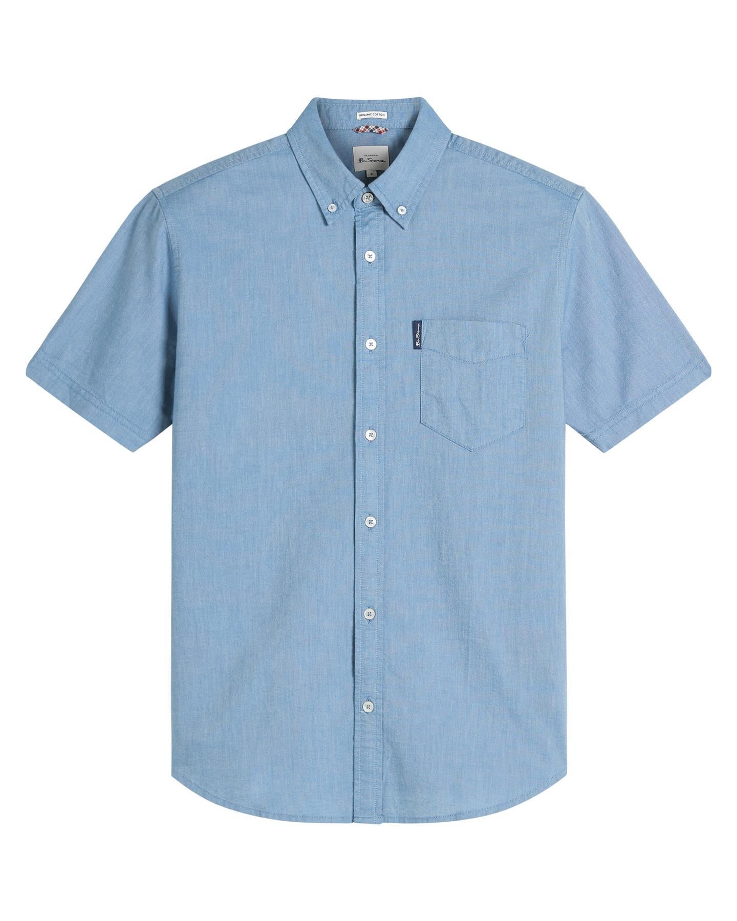 Ben Sherman Signature Oxford Short Sleeve Shirt For Men in 2 Colours, 2XL-5XL