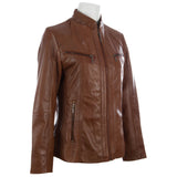 OBFQ Women's Biker Jacket - Timber