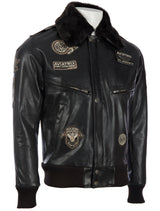 YBOB Men's Air Force Jacket - Black