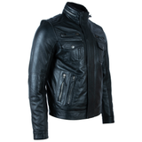S8T4 Men’s Special Biker Jacket - Black