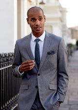 Skopes Slim Fit Suit Jacket Harcourt in Silver 36 to 52