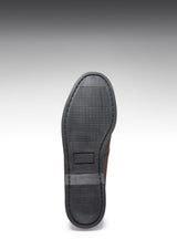 Boat Loafers, brown leather