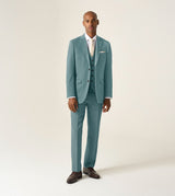 Skopes Tailored Fit Beckett Suit Trouser For Men in Mint Green, 30W-58W