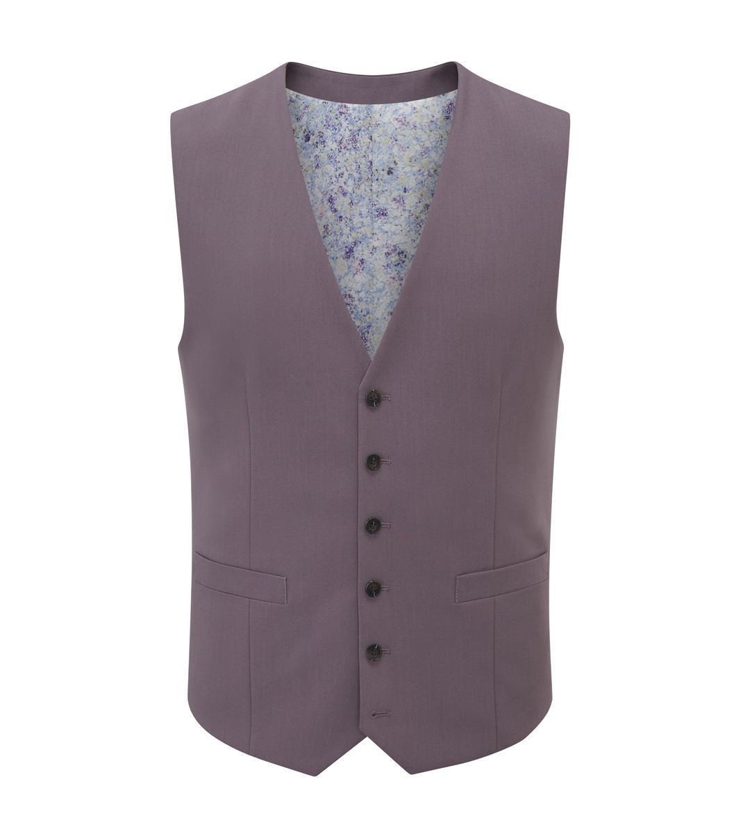 Skopes Beckett Suit Waistcoat For Men in Mauve, 36R-62R
