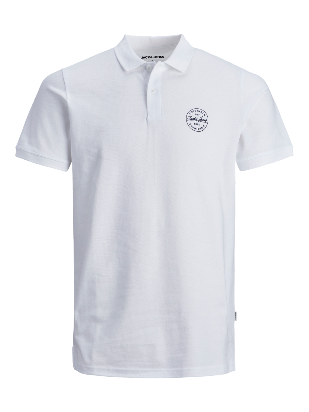 Jack & Jones Men's Plus Size Eshark Classic Short Sleeve Plain Polo Large to 6XL