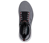 Skechers Lace Up Sneaker Shoe For Men Edgeride Contention in Charcoal/Black, 5.5-13