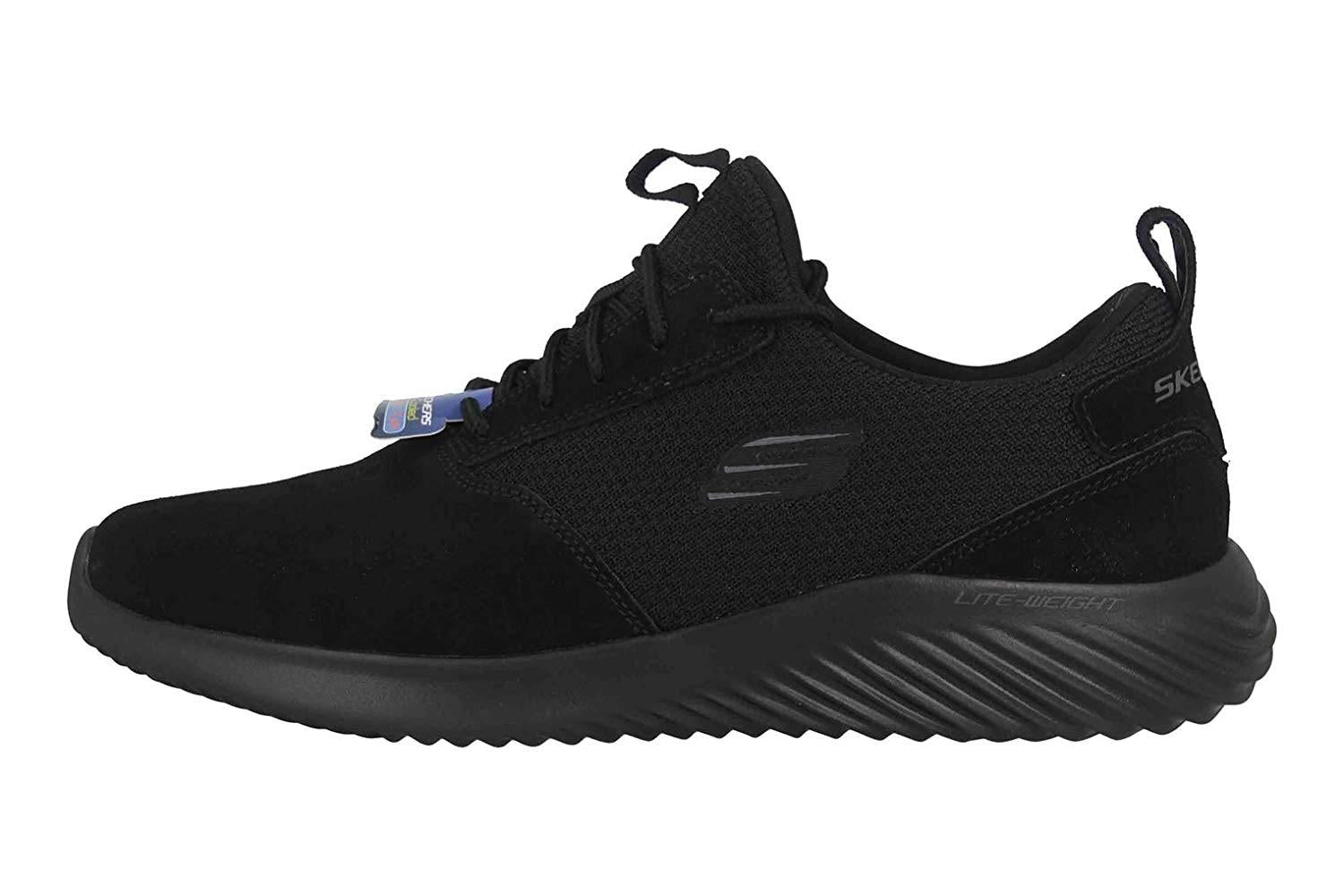 SKECHERS Men's Bounder-Skich Comfort Training And Walking Sneakers in Black