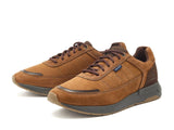 Chatham Nubuck Trainers Shoes For Men - Polperro in Tan, 6-15