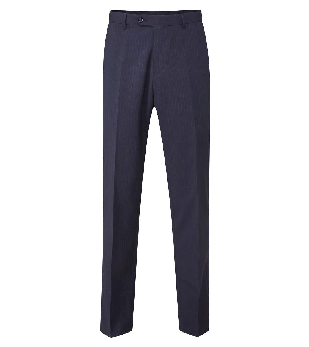 Skopes Darwin Suit Trouser For Men's in Navy Stripe, 60 to 68