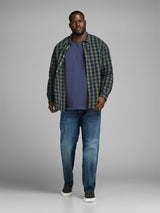Jack & Jones Mens Plus Size Organic Cotton Basic Tee