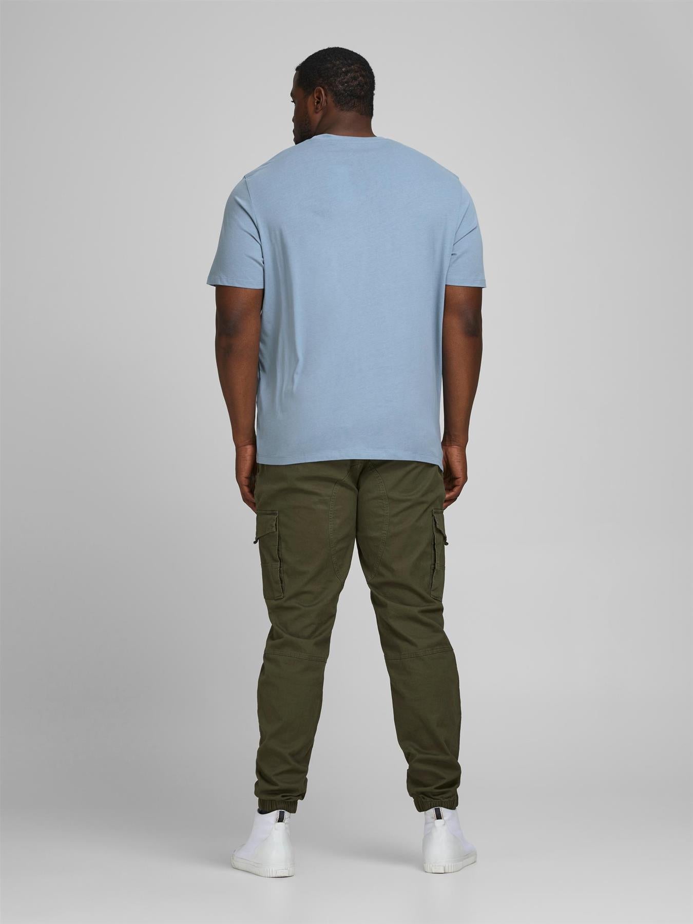 Jack & Jones Mens Plus Logo Printed Tee