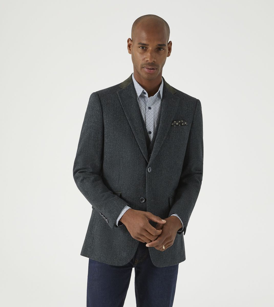 Skopes Newsam Sports Jacket For Mens in Teal, 36S-62L