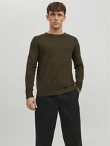 Jack & Jones Crew Neck Knitted Pullover For Men (JJEHILL) in 3 Colours, L-XL