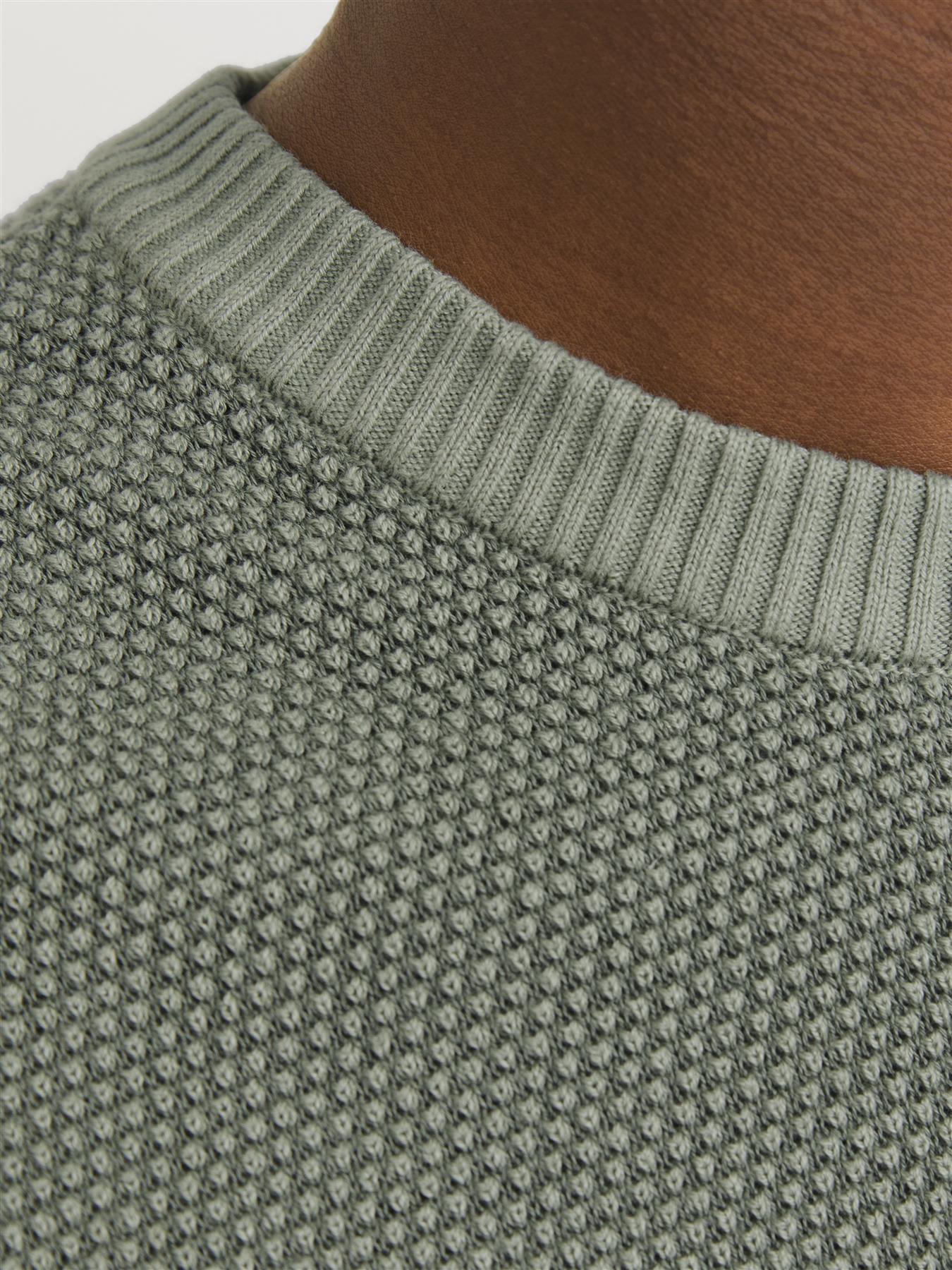 Jack & Jones Knit Crew Neck With Long Sleeves For Men (JJEGLOBE) in 6 Colours, L-XL