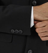 Skopes Men's Plus Size Poly Viscose Overcoat Fairlop In Black Size Small To 5Xl