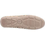 Hush Puppies Margot Slip Ons Ladies Shoes in Leopard