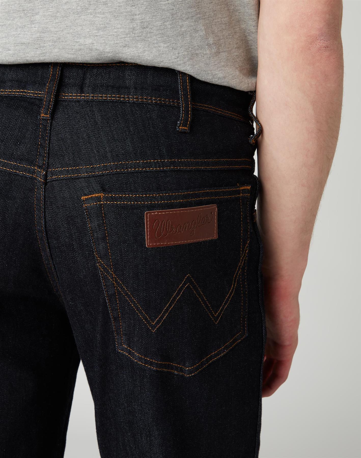 Wrangler Men's Texas Slim Dark Rinse Wash Jeans Waist 32" to 46"