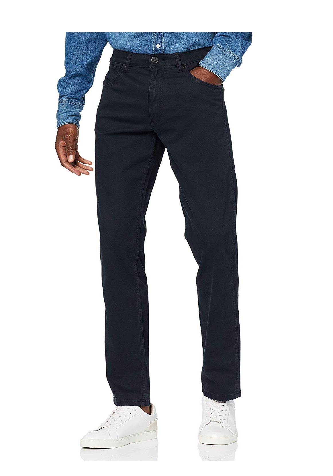 Wrangler Men's Greensboro Stretch Straight Leg Twill Trousers (W15Q12) Waist 34 - 46