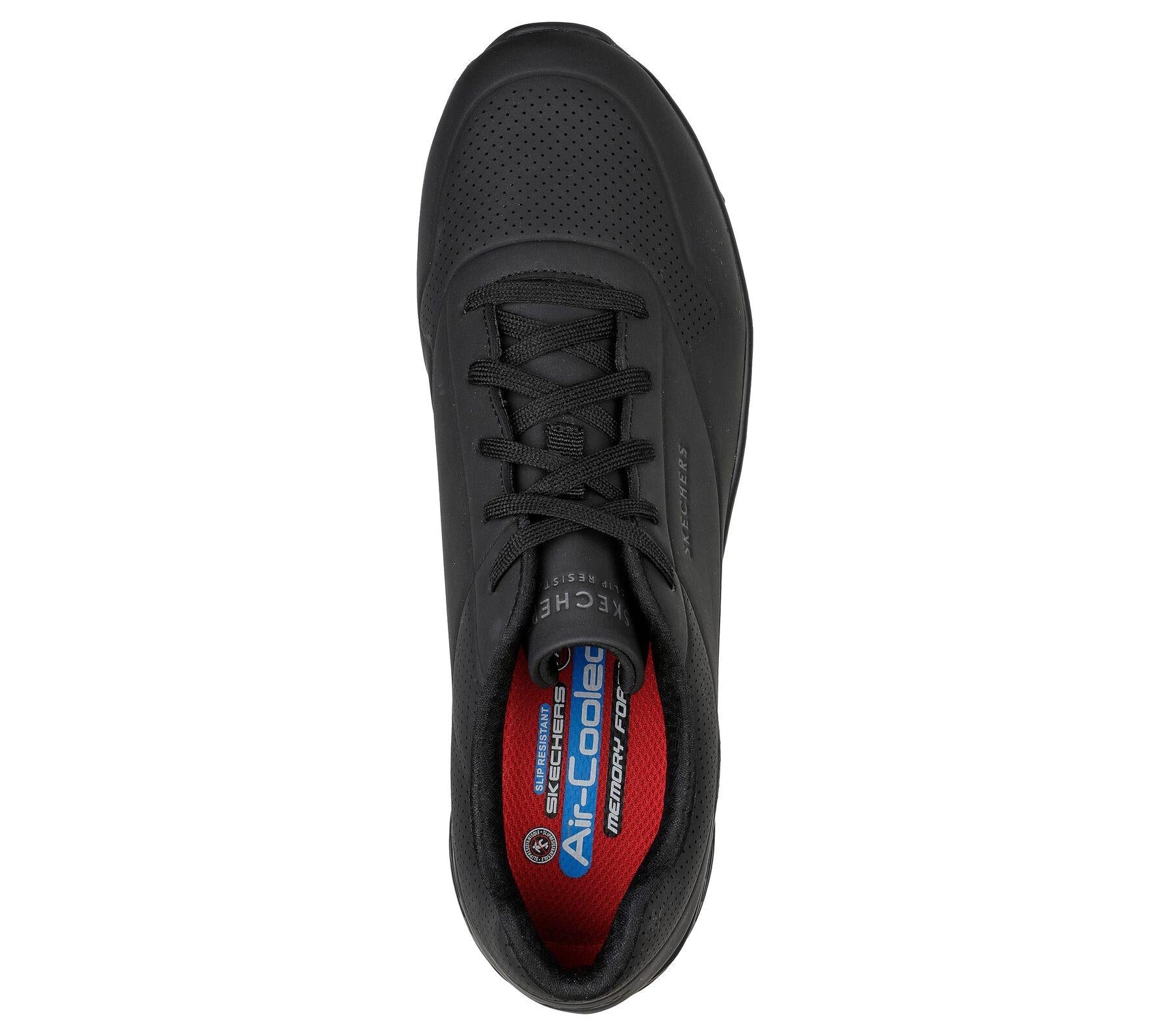 Skechers (200054EC) Men's Work Relaxed Fit: Uno SR - Sutal Shoes in 2 Colours 8 to 13