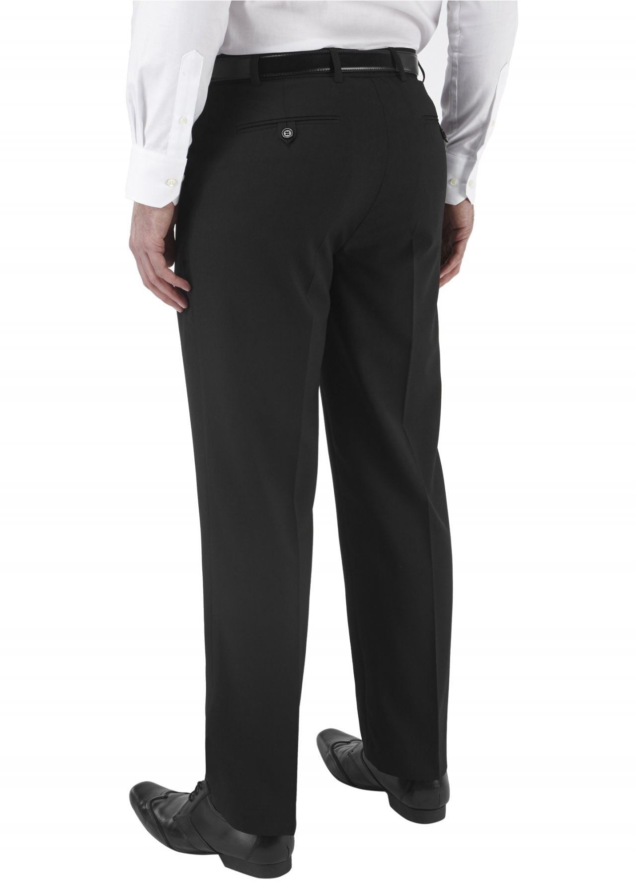 SKOPES Big Size Formal Black Trousers (Cyprus) in Waist 56 to 60 Inches, L31-L37