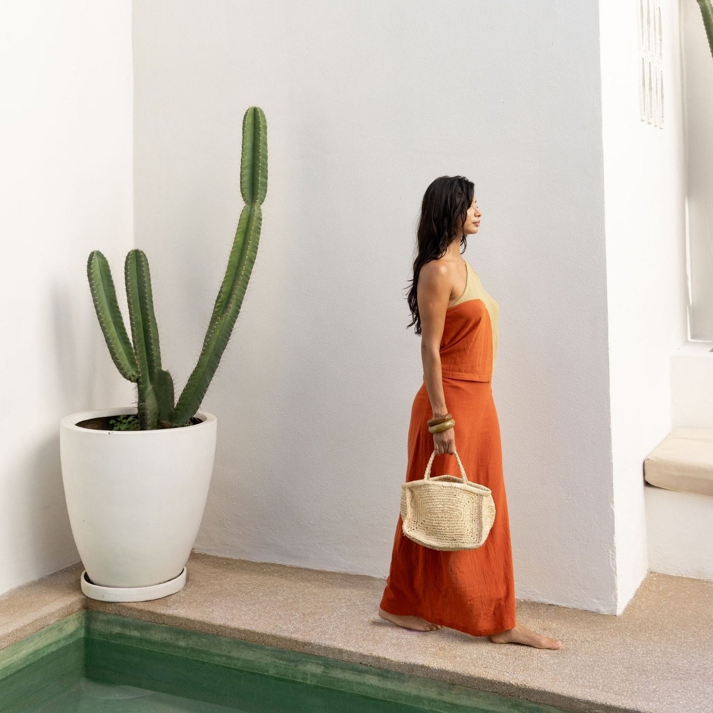 Clipa (Small) Raffia Beach Tote Bag