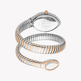 Just Cavalli Women's Two Tone Watch, Silver Dial | Jc1l322m0065