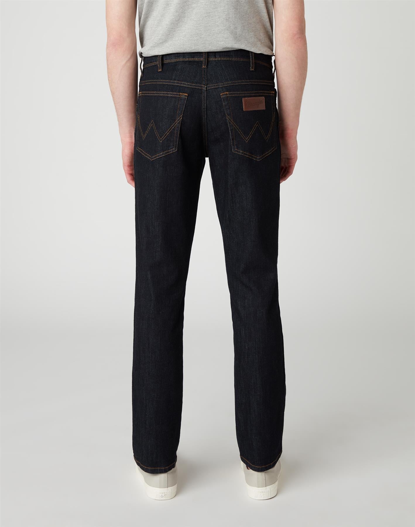 Wrangler Men's Texas Slim Dark Rinse Wash Jeans Waist 32" to 46"