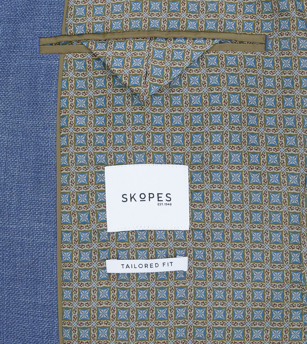 Skopes Jamie Tailored Fit Jacket For Men in Indigo Blue, 36S-62L
