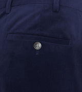Skopes Atkinson Suit Tailored Fit Trousers For Men in Navy Blue Corduroy, 30W to 58W