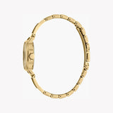 Esprit Women's Gold Stainless Steel Watch, Champagne Dial Es1l098m0045