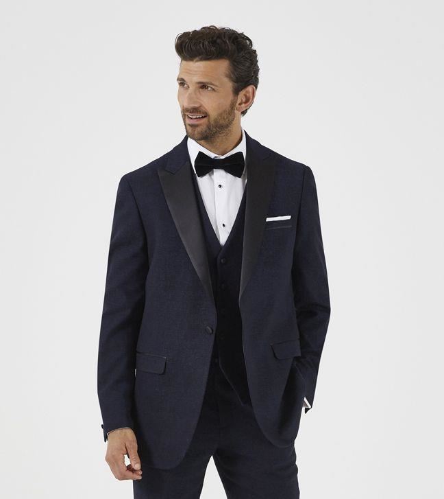 Skopes Tailored Fit Men's Elbridge Dinner Jacket in Blue 34 to 62
