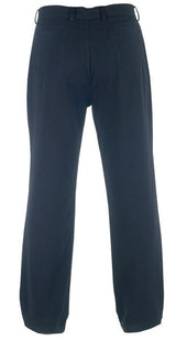 DUKE LONDON BI STRETCH FIVE POCKET TROUSERS (GILES) IN BLACK IN WAIST SIZE 30 TO 60 INCHES, INSIDELEG 29/31/33