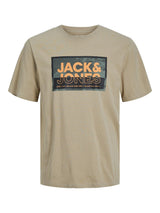 Jack & Jones Plus Men's JCOLOGAN Short Sleeve Crew Neck T-Shirt 3 Colours, 1XL to 6XL
