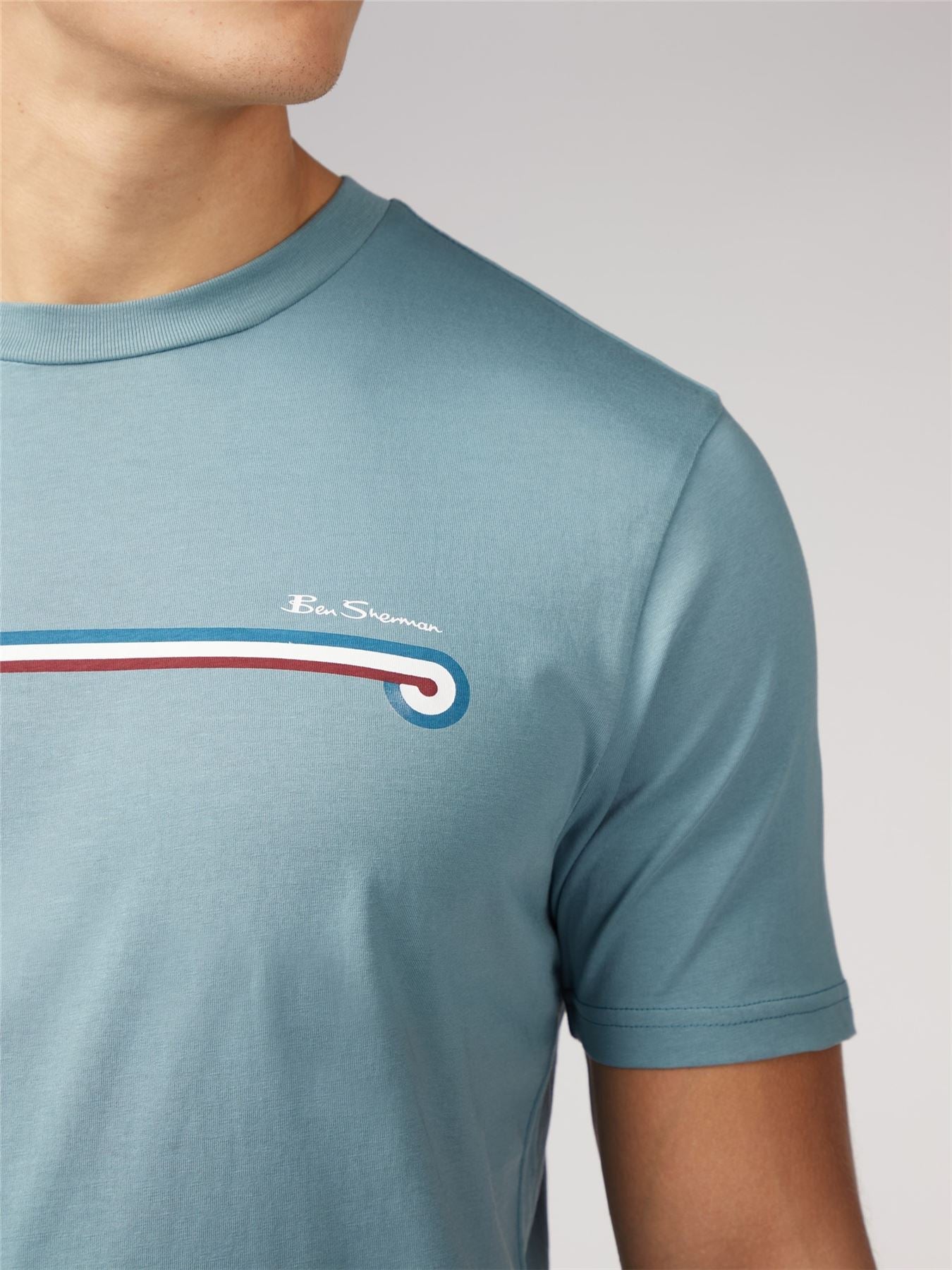 Ben Sherman Core Stripe T-Shirt for Mens (0076114) in 2 Colours, 2XL-5XL