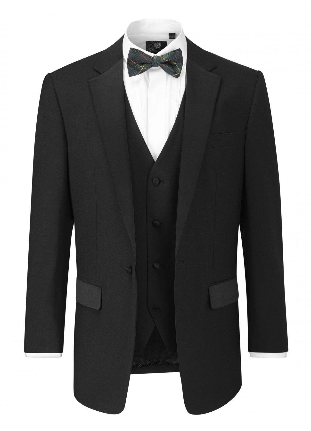 SKOPES Classic Fit Dinner Suit Jacket in Black Size 34 To 62