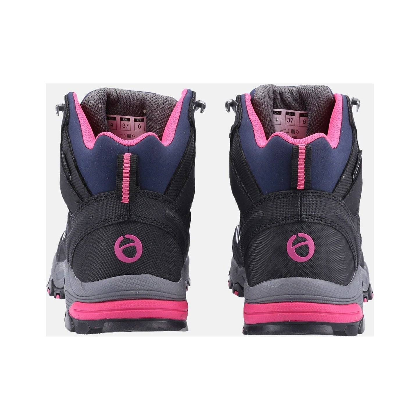 Cotswold Women Hiking Boots - Abbeydale Mid Hiker in Navy/Black/Fuchsia, 3-8